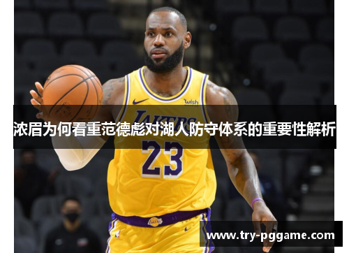 浓眉为何看重范德彪对湖人防守体系的重要性解析